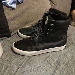 Supra Black Lace Up Boot For Men
